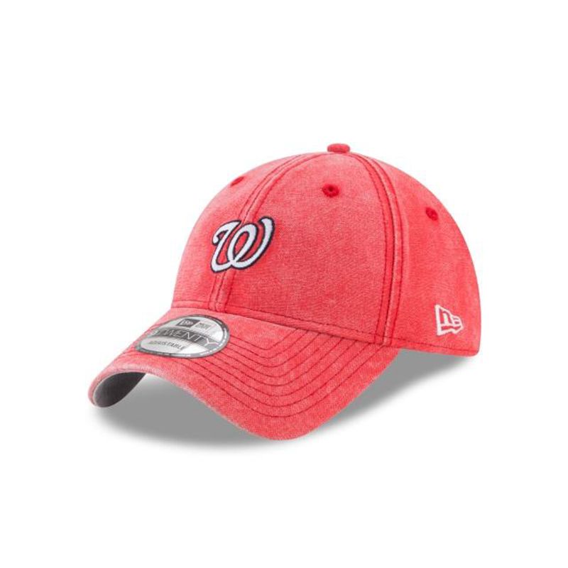 MLB Washington Nationals Rugged Mini 9Twenty Adjustable (ZLC7571) - Red New Era Caps